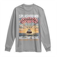 2026 Lunar Mission Splashdown Welcome Home Long Sleeve Shirt Pacific Ocean April 10 Vintage Capsule Recovery Graphic