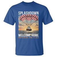 2026 Lunar Mission Splashdown Welcome Home T Shirt Pacific Ocean April 10 Vintage Capsule Recovery Graphic