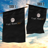 Copy Moon Joy Space Minimalist Garden Flag 2026 Lunar Mission Success