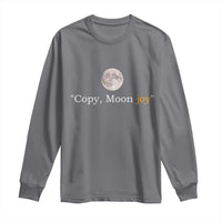 Copy Moon Joy Space Minimalist Long Sleeve Shirt 2026 Lunar Mission Success