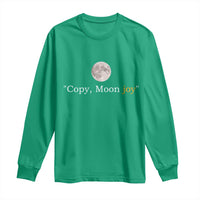 Copy Moon Joy Space Minimalist Long Sleeve Shirt 2026 Lunar Mission Success