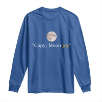 Copy Moon Joy Space Minimalist Long Sleeve Shirt 2026 Lunar Mission Success