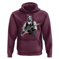 Rockin Abe Abraham Lincoln Playing Electric Guitar Hoodie Patriotic Music Rocker Mashup 4th of July Celebration