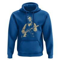 Vintage Rockin Abe Abraham Lincoln Playing Electric Guitar Hoodie Patriotic Music Rocker Mashup 4th of July Celebration