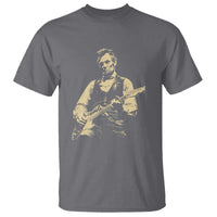 Vintage Rockin Abe Abraham Lincoln Playing Electric Guitar T Shirt Patriotic Music Rocker Mashup 4th of July Celebration