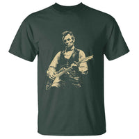 Vintage Rockin Abe Abraham Lincoln Playing Electric Guitar T Shirt Patriotic Music Rocker Mashup 4th of July Celebration