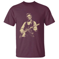 Vintage Rockin Abe Abraham Lincoln Playing Electric Guitar T Shirt Patriotic Music Rocker Mashup 4th of July Celebration