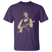 Vintage Rockin Abe Abraham Lincoln Playing Electric Guitar T Shirt Patriotic Music Rocker Mashup 4th of July Celebration