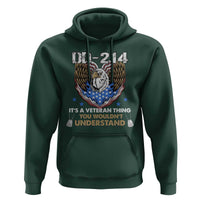DD-214 Its A Veteran Thing You Wouldnt Understand Hoodie Patriotic American Eagle Military Pride Graphic