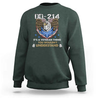 DD-214 Its A Veteran Thing You Wouldnt Understand Sweatshirt Patriotic American Eagle Military Pride Graphic