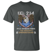 DD-214 Its A Veteran Thing You Wouldnt Understand T Shirt Patriotic American Eagle Military Pride Graphic
