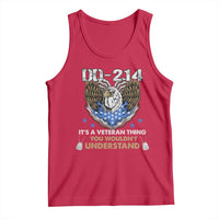 DD-214 Its A Veteran Thing You Wouldnt Understand Tank Top Patriotic American Eagle Military Pride Graphic