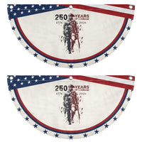 250 Years of Courage Commemorative Soldier Patriotic Fan Flag American Revolution to Modern Military 1776 to 2026 Semiquincentennial