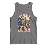 America 250 Years George Washington Rock Star Tank Top Funny Electric Guitar Player Vintage American Flag 1776 to 2026 Semiquincentennial