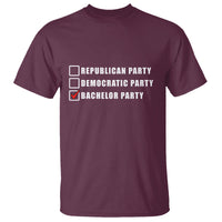 Bachelor Party T Shirt Not Republican Party Or Democratic Party It's Bachelor Party - Wonder Print Shop