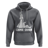 Bachelor Party Hoodie Game Over - Wonder Print Shop