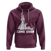 Bachelor Party Hoodie Game Over - Wonder Print Shop