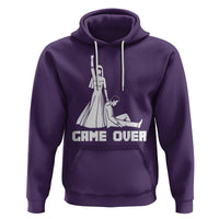 Bachelor Party Hoodie Game Over - Wonder Print Shop