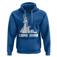 Bachelor Party Hoodie Game Over - Wonder Print Shop