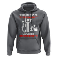 Bachelor Party Hoodie What Happens On The Bachelor Party Stays On The Bachelor Party - Wonder Print Shop