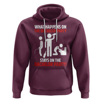 Bachelor Party Hoodie What Happens On The Bachelor Party Stays On The Bachelor Party - Wonder Print Shop