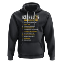 Bachelor Party Hoodie Bachelor Party Checklist Funny - Wonder Print Shop
