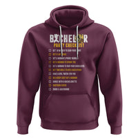 Bachelor Party Hoodie Bachelor Party Checklist Funny - Wonder Print Shop