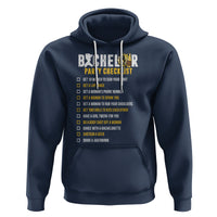 Bachelor Party Hoodie Bachelor Party Checklist Funny - Wonder Print Shop