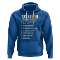 Bachelor Party Hoodie Bachelor Party Checklist Funny - Wonder Print Shop