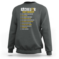 Bachelor Party Sweatshirt Bachelor Party Checklist Funny - Wonder Print Shop