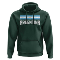 Argentina Hoodie ARG Throwback Retro Vintage Argentine Flag - Wonder Print Shop