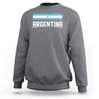 Argentina Sweatshirt ARG Throwback Retro Vintage Argentine Flag - Wonder Print Shop