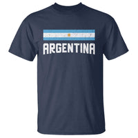 Argentina T Shirt ARG Throwback Retro Vintage Argentine Flag - Wonder Print Shop