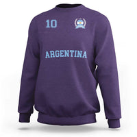 Argentina Football Sweatshirt Number Ten Argentine Flag Jersey Remera Ftbol Soccer - Wonder Print Shop