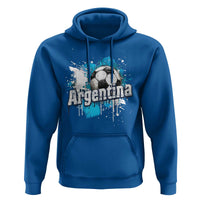 Argentina Football Hoodie Argentine Flag Ftbol Lover - Wonder Print Shop