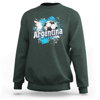 Argentina Football Sweatshirt Argentine Flag Ftbol Lover - Wonder Print Shop