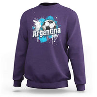 Argentina Football Sweatshirt Argentine Flag Ftbol Lover - Wonder Print Shop