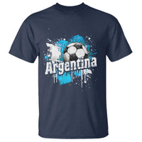 Argentina Football T Shirt Argentine Flag Ftbol Lover - Wonder Print Shop