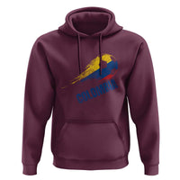 Colombia Football Hoodie Colombian Flag Futbol Soccer Lover - Wonder Print Shop