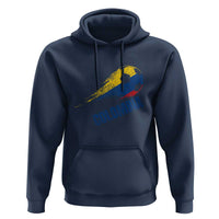 Colombia Football Hoodie Colombian Flag Futbol Soccer Lover - Wonder Print Shop