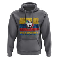 Colombia Football Hoodie Futbol Soccer Colombian Flag Retro Vintage - Wonder Print Shop
