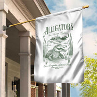 Alligators for Human Rights Garden Flag Save Everglades Alcatraz - Wonder Print Shop