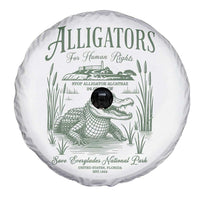 Alligators for Human Rights Spare Tire Cover Save Everglades Alcatraz - Wonder Print Shop