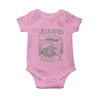 Alligators for Human Rights Baby Onesie Save Everglades Alcatraz - Wonder Print Shop