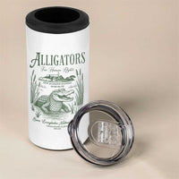 Alligators for Human Rights 4 in 1 Can Cooler Tumbler Save Everglades Alcatraz - Wonder Print Shop