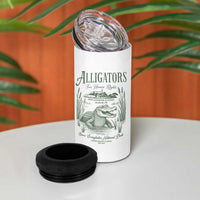 Alligators for Human Rights 4 in 1 Can Cooler Tumbler Save Everglades Alcatraz - Wonder Print Shop