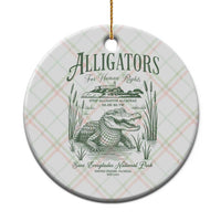 Alligators for Human Rights Ceramic Ornament Save Everglades Alcatraz - Wonder Print Shop