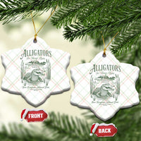 Alligators for Human Rights Ceramic Ornament Save Everglades Alcatraz - Wonder Print Shop