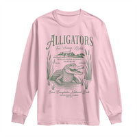 Alligators for Human Rights Long Sleeve Shirt Save Everglades Alcatraz - Wonder Print Shop
