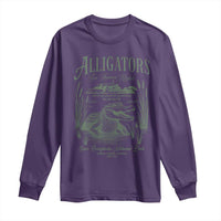 Alligators for Human Rights Long Sleeve Shirt Save Everglades Alcatraz - Wonder Print Shop